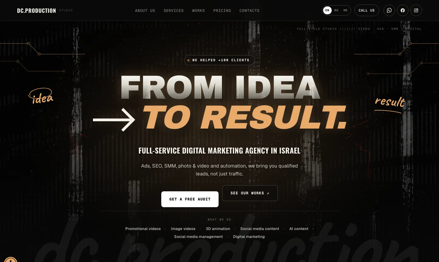 DC.Production — Agency Site on Payload CMS