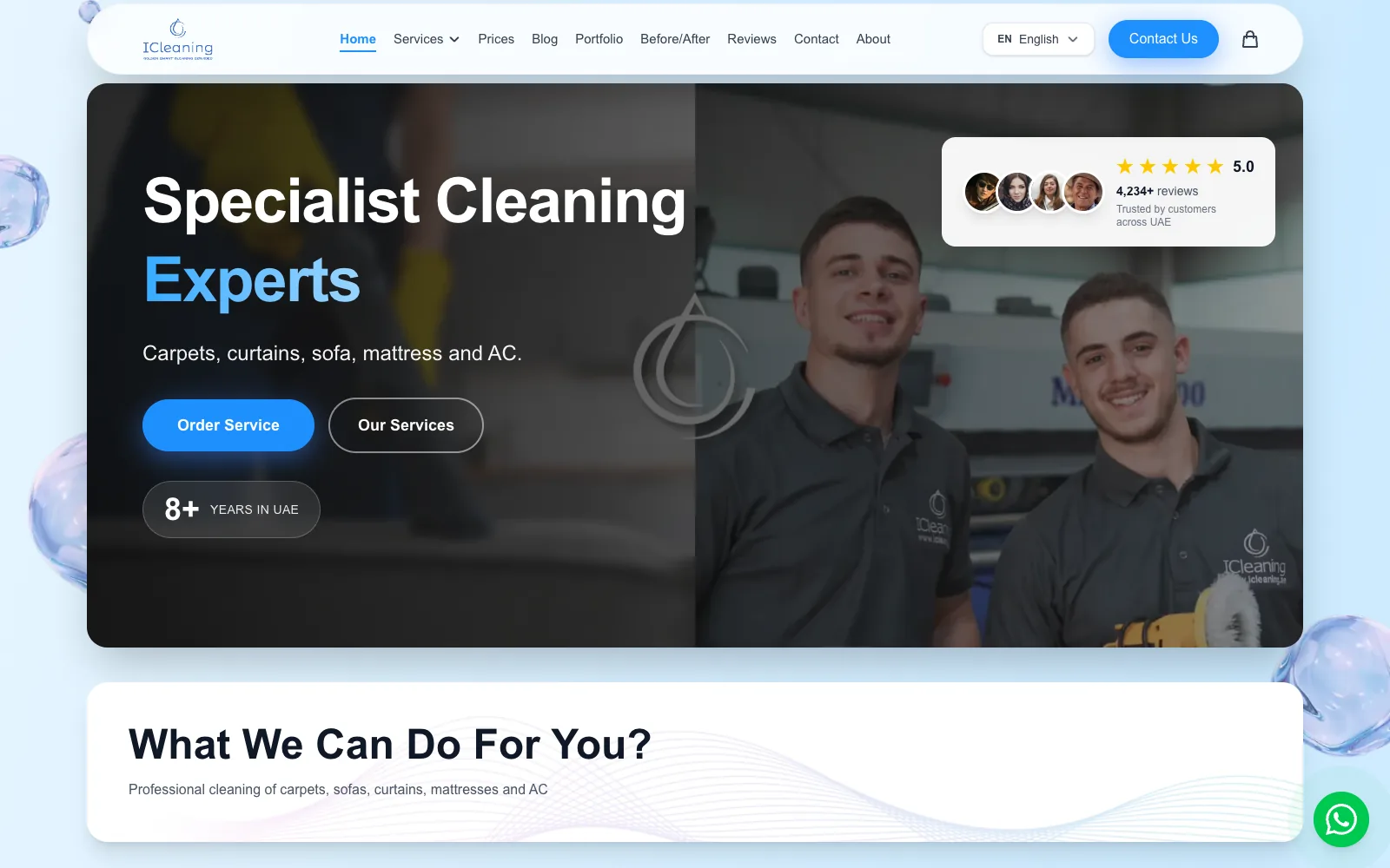 iCleaning — Cleaning Service Platform